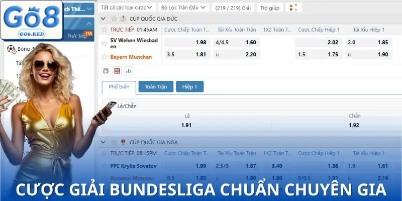 Cách cược Bundesliga hiệu quả theo định hướng của chuyên gia