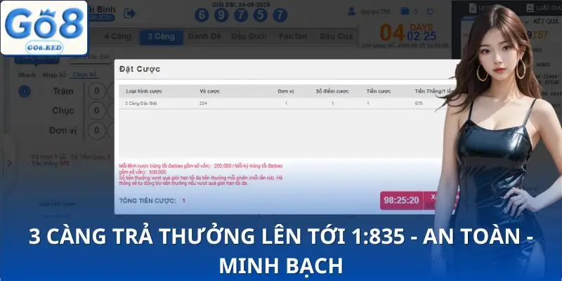 Sức hút của hình thức cược số 3 càng trong năm 2025