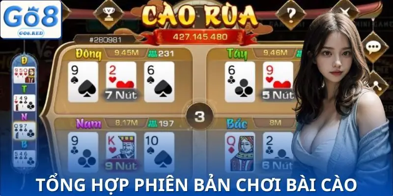 Các phiên bản ba lá đang có trên nhà cái